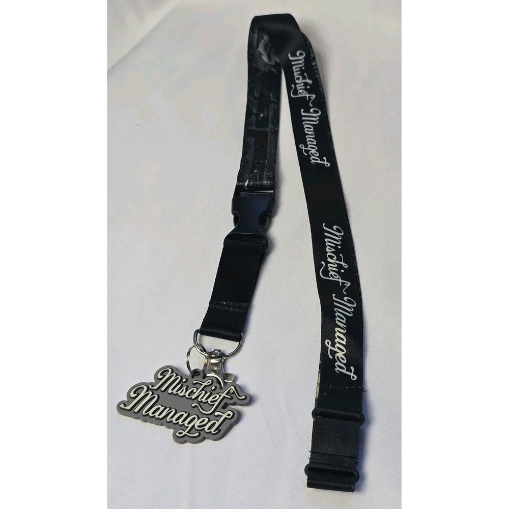 Harry Potter "Mischief Managed" Marauder's Map Lanyard